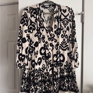 Zara Printed Mini Dress